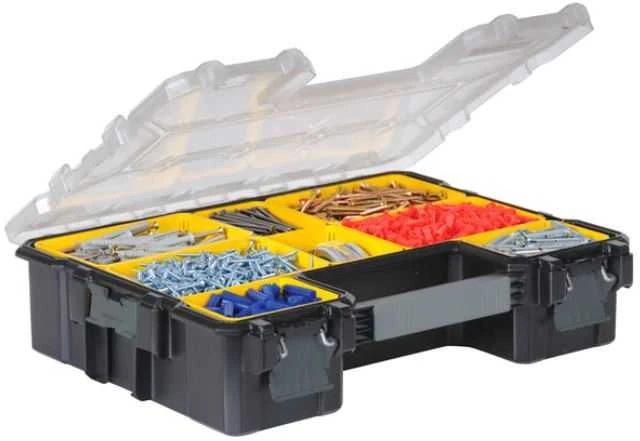 STANLEY® FATMAX® 10 skyrelių profesionalus organizatorius su plastikiniais fiksatoriais (1-97-521)