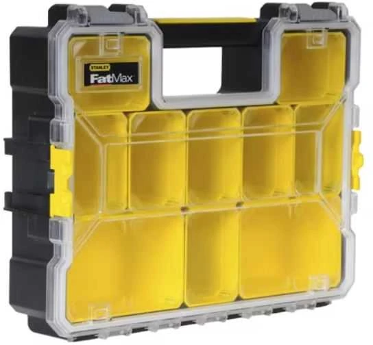 STANLEY® FATMAX® 10 skyrelių profesionalus organizatorius su plastikiniais fiksatoriais (1-97-521)