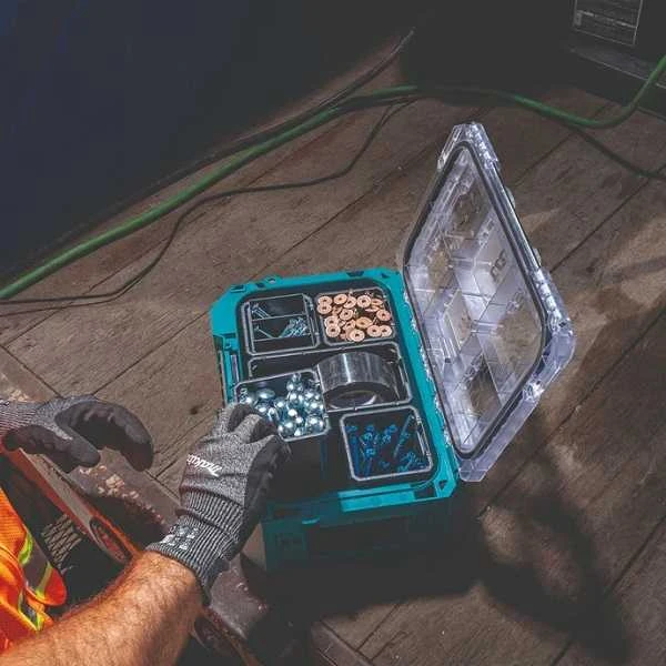 Makita Gili kompaktiška smulkių priedų dėžė P-91067 8,55 L, 278 × 389 × 162 mm