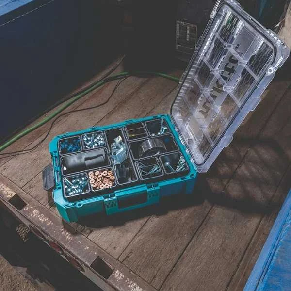 Makita Gili vidutinio dydžio smulkių priedų dėžė P-91045 18,4 L, 387 × 562 × 163 mm