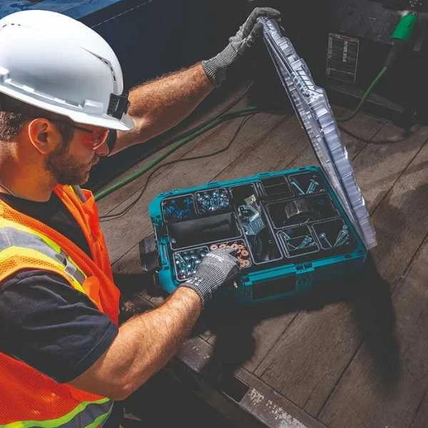 Makita Gili vidutinio dydžio smulkių priedų dėžė P-91045 18,4 L, 387 × 562 × 163 mm