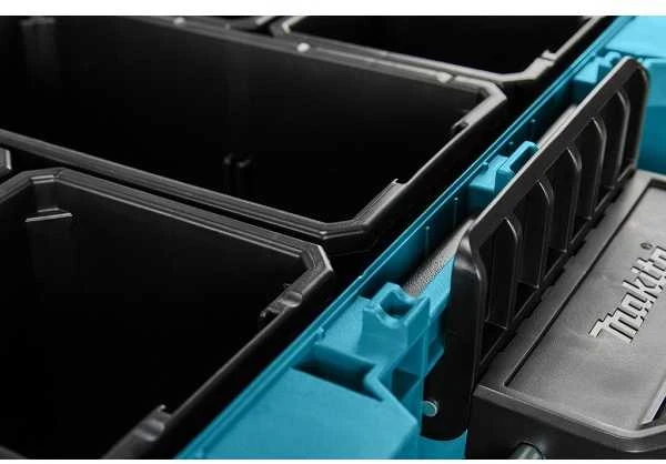 Makita Gili vidutinio dydžio smulkių priedų dėžė P-91045 18,4 L, 387 × 562 × 163 mm