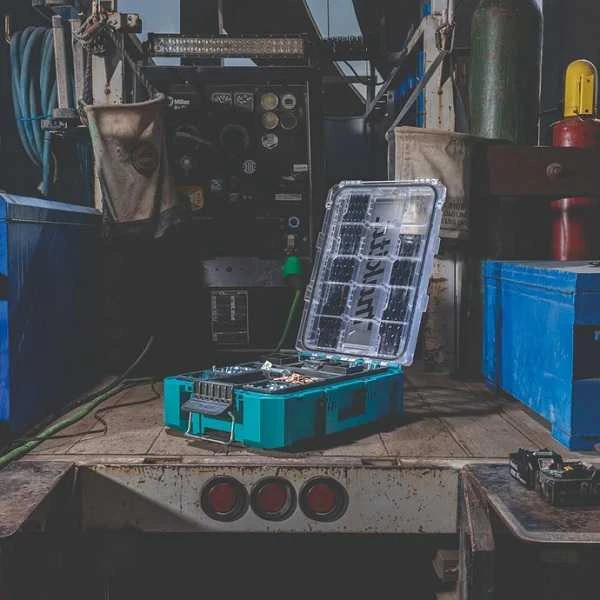 Makita Gili vidutinio dydžio smulkių priedų dėžė P-91045 18,4 L, 387 × 562 × 163 mm