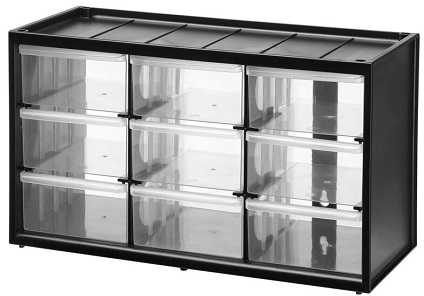 STANLEY ORGANIZATOR STOJĄCY 9 stalčiai