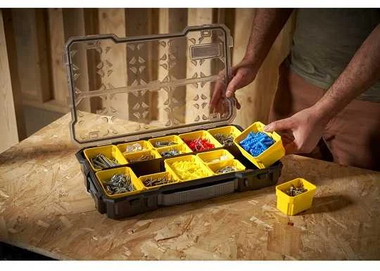 Stanley įrankių priedų ir tvirtinimo dalių dėtuvė Fatmax Pro 2/3, 14 skyrių  SFMST1-75779
