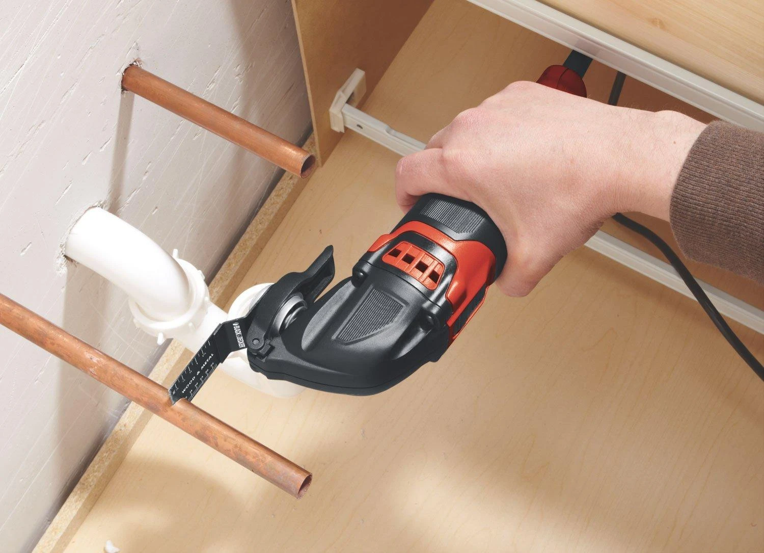 Black & Decker Juodas & Decker Daugiafunkcis elektrinis įrankis MT300KA + 11 priedų, Juodas & Decker