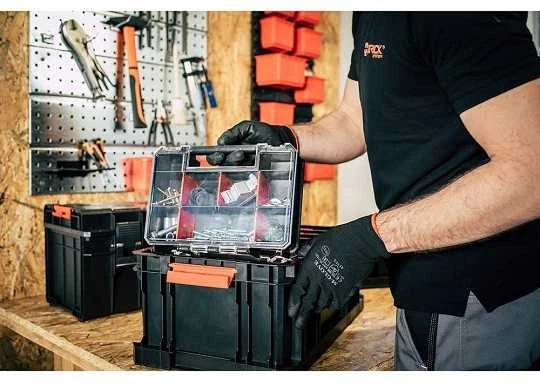 Q-Brick MULTI System TWO BOX 200 dėžė su 6 dėtuvėmis