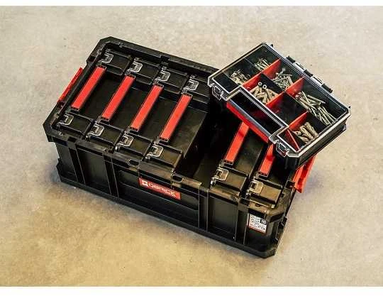 Q-Brick MULTI System TWO BOX 200 dėžė su 6 dėtuvėmis