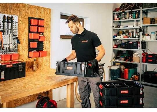 Q-Brick MULTI System TWO BOX 200 dėžė su 6 dėtuvėmis