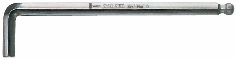 L-formos raktas WERA 950 PKL Hex-Plus, 10mm