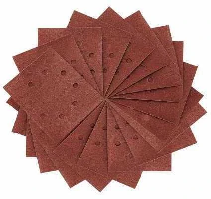 šlifavimo popierius 115x115mm su Velcro, 8 skylės, grūdėtumas 80, DeWalt [DT3022-QZ] 10 vnt.