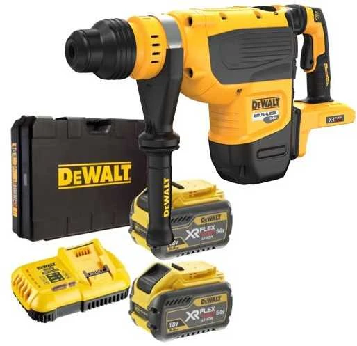 DeWalt 54V perforatorius su baterijų komplektu ir lagaminu