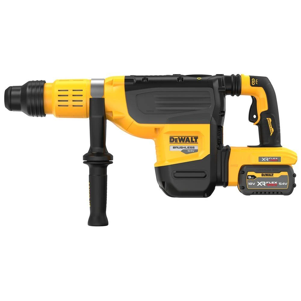 DeWalt 54V akumuliatorinis perforatorius su 9Ah baterija