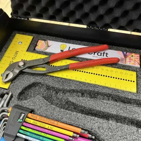 įrankių putos DeWALT Tstak įrankių dėžei, grafitas, LeanCraft [LF-A-DEWALT] LeanFoam