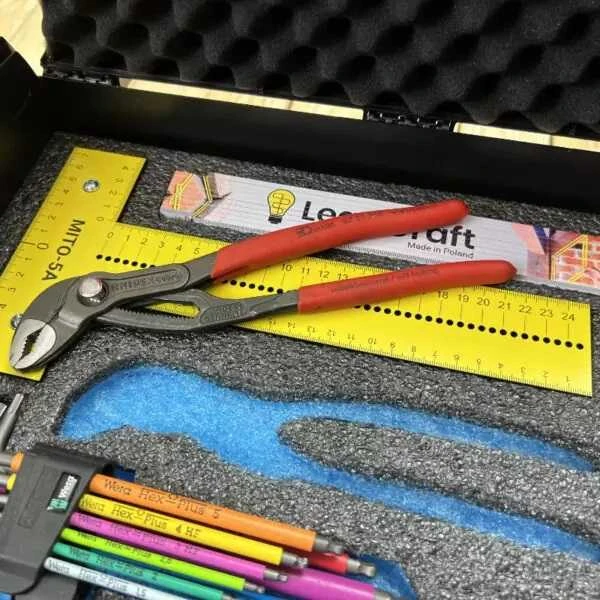 putplastis Makita Makpac įrankių dėžei, grafito-mėlyna, LeanCraft [LF-AB-MAKITA] LeanFoam