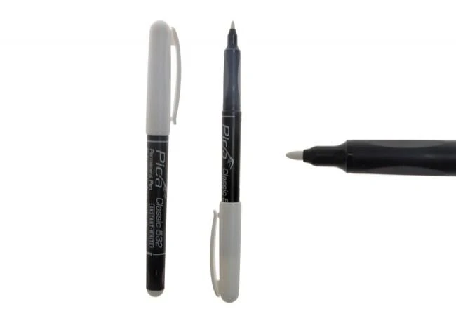 PICA MARKER CLASSIC Baltas PRECYZYJNY