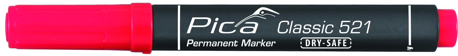 PICA MARKER CLASSIC 521 Raudonas ŚCIĘTY