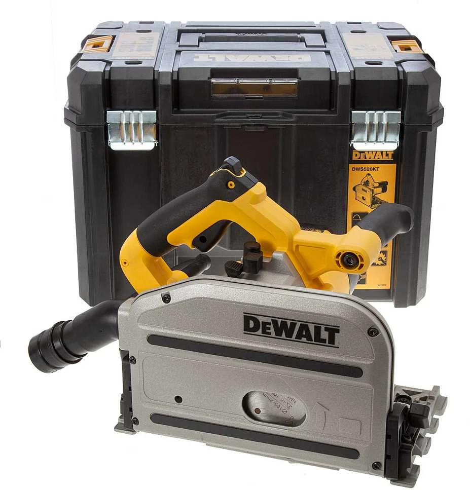 Dewalt Dewa Handkreis. DWS520KT | diskinis pjūklas 1300W +Führungsschiene 1500mm