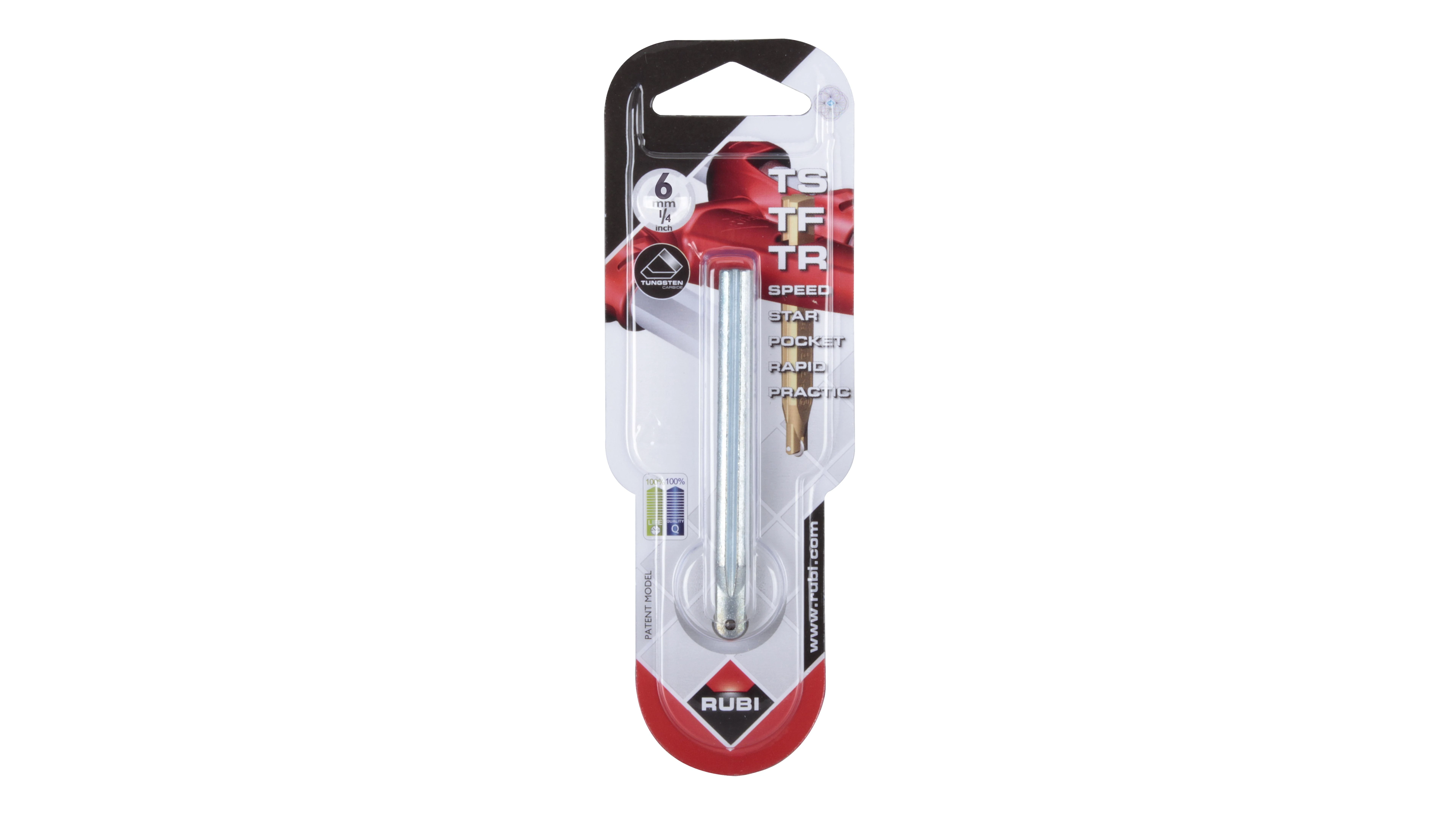 RUBI NÓŻ Z KÓŁKIEM 6mm Sidabrinis DO TS, TR, SPEED, HIT