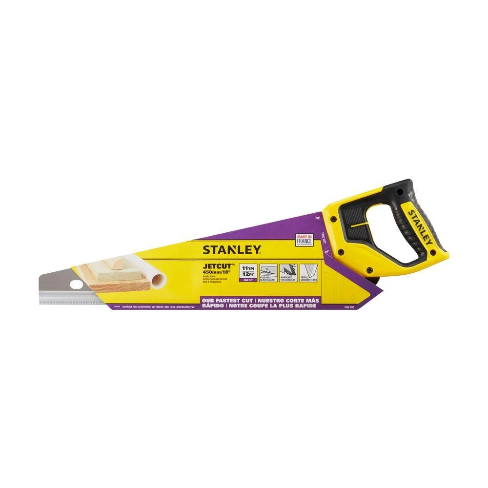 Rankinis pjūklas Stanley Dynagrip Jet-Cut; 450 mm medienai