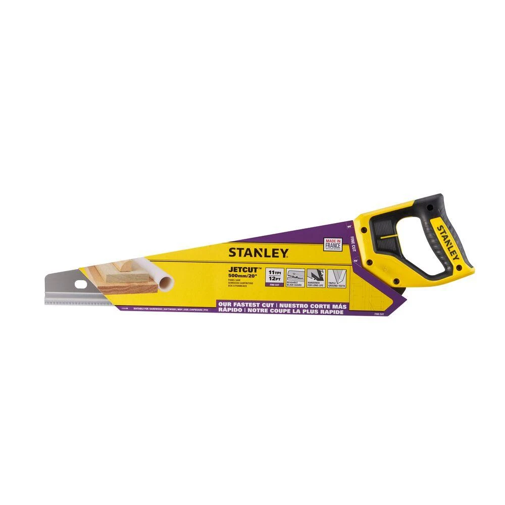 Rankinis pjūklas Stanley Dynagrip Jet-Cut; 500 mm medienai