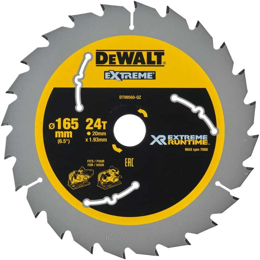 Pro Pjovimo diskas DeWalt DT99560-QZ; 165x20 mm; T24