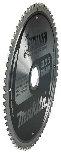 Makita T.C.T. pjūklas SPECIALIZED 216X2.2X30mm -5° T64 B-33299 T.C.T • 216 x30 mm • T64 • -5° • Aliuminiui