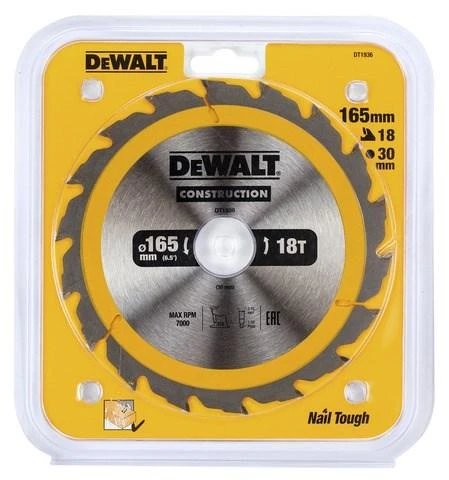 Dewalt diskinis pjūklas 165x30mmx18z (DT1936-QZ)