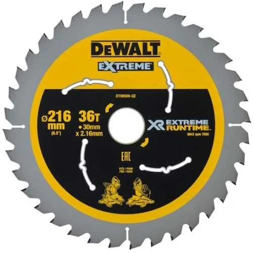 Pjovimo diskas medienai DeWalt DT99569-QZ; 216x30 mm; Z36