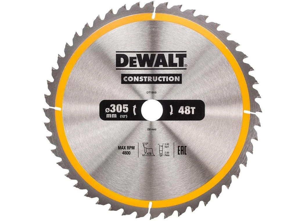 DEWALT diskinis pjūklas 305x30mmx48z