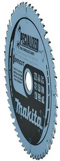 Makita T.C.T. pjūklas EFFICUT 165X1.45X20mm 23° T56 B-57336 T.C.T • 165 x20 mm • T56 • 23° • Medienai/MDF/laminatui