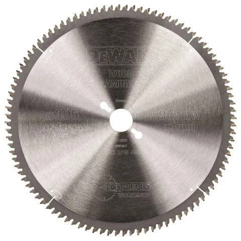 Pjovimo diskas medienai DeWalt; 305x3x30,0 mm; Z96; -5°