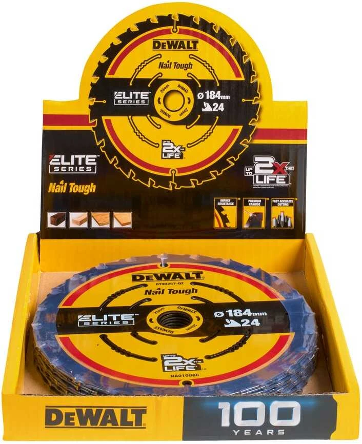 Pjovimo diskas medienai DeWalt DT10401-QZ; 184x16 mm; 24T