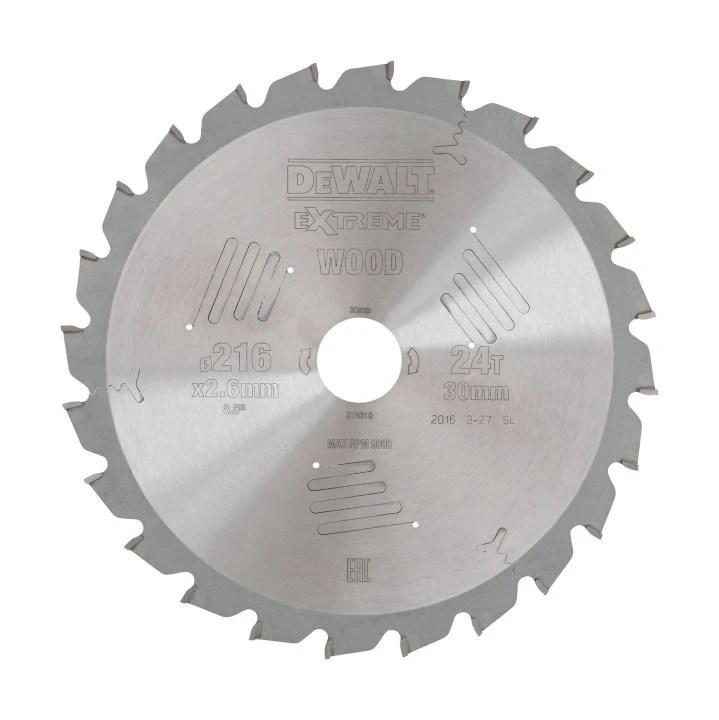 DEWALT pjovimo diskas 216x30mmx24z