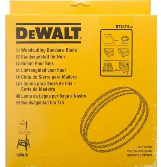 pjūklas juostinis pjūklas storai medienai pjauti, 4 dantys/col., DW876, DeWalt [DT8474-QZ]