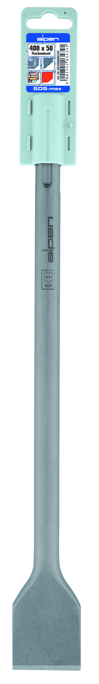 platus kaltas SDS-max 50x400 mm, Alpen [0097800540100]