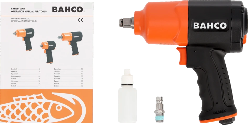 Pneumatinis smūginis veržliasukis Bahco BP815S; 1/2''