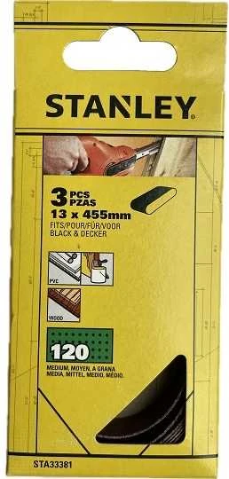 Stanley STA.BEBAIGIAI DIRŽAI 13mm x 451mm P120 /3 vnt..