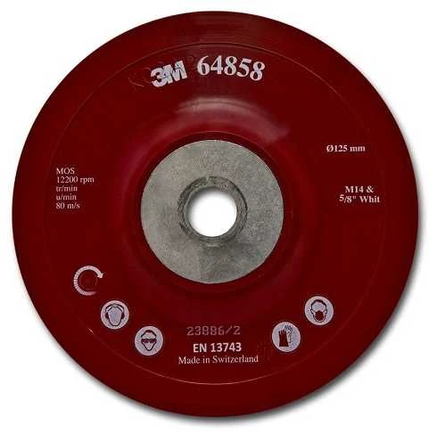 poveržlė pluoštiniams diskams, lygi, pusiau lanksti, M14 125 mm, 3M [3M 64858]