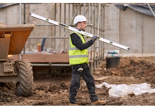 Stanley Poziomnica, Magnetinis gulsčiukas fmax xtreme boxbeam 200 cm, 3 svarai, 2 velenai, 0,5 mm/m