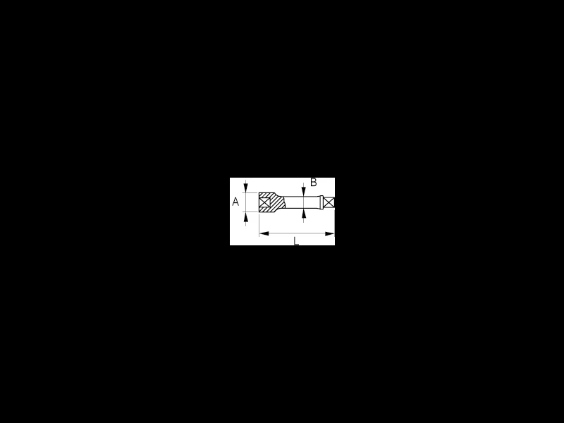 Prailgintos 250mm 1/2" Irimo blisteryje