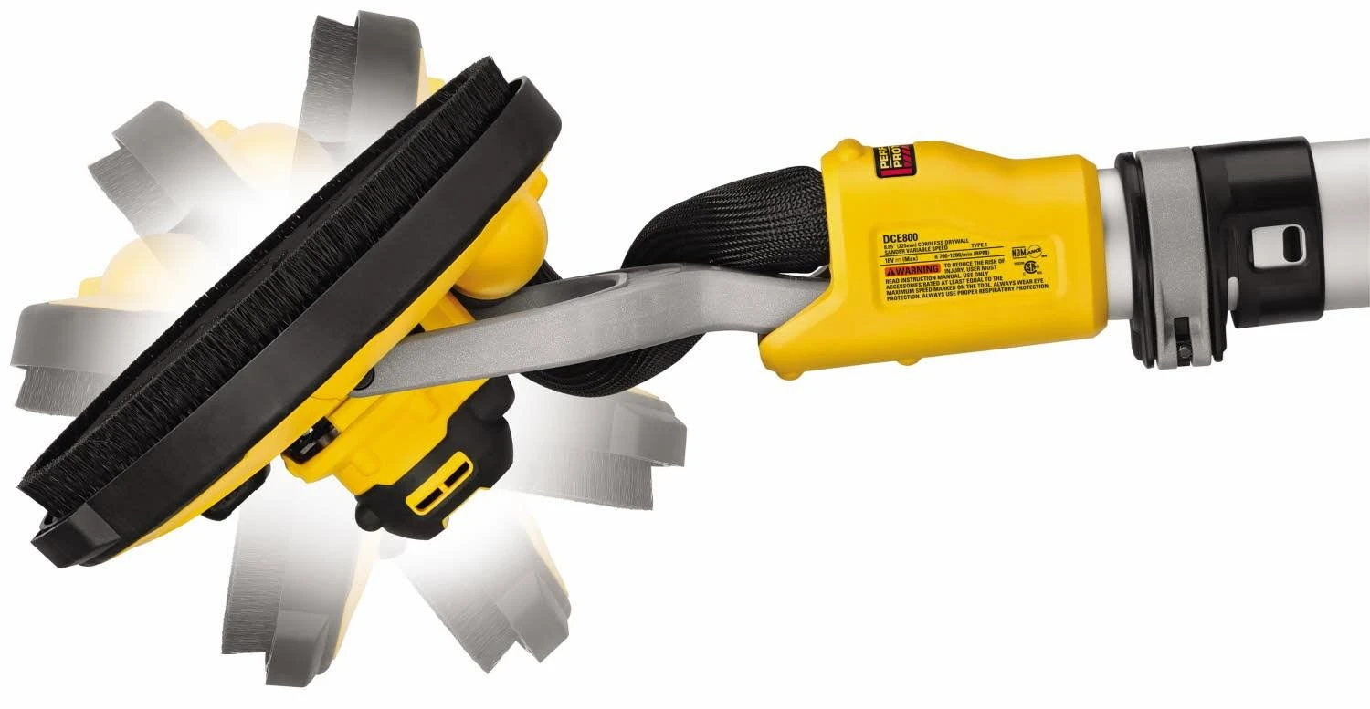 Šlifuoklis sienoms DeWalt DCE800T2-QW; 18 V; 2x6,0 Ah akum.