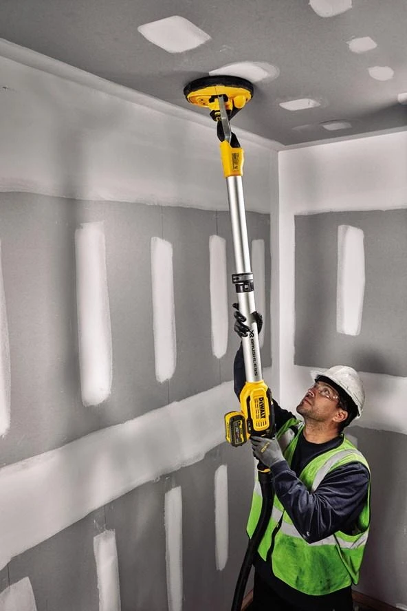DEWALT sienų ir lubų šlifuoklis DCE800N 18V be akumuliatoriaus ir kroviklio