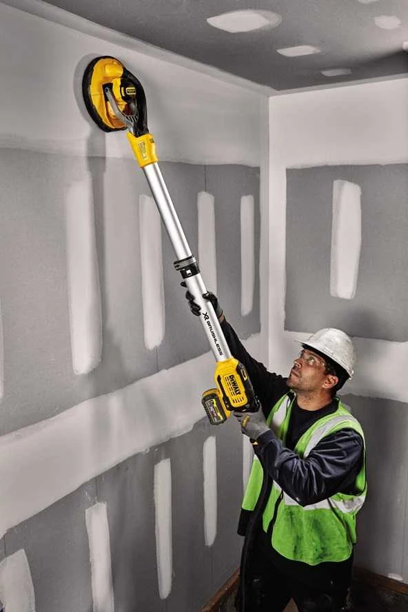 Šlifuoklis sienoms DeWalt DCE800NB-XJ; 225 mm; 18 V (be akumuliatoriaus ir pakrovėjo)