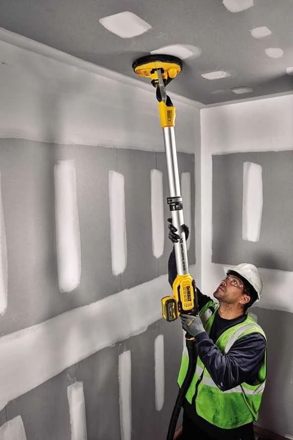 Šlifuoklis sienoms DeWalt DCE800NB-XJ; 225 mm; 18 V (be akumuliatoriaus ir pakrovėjo)