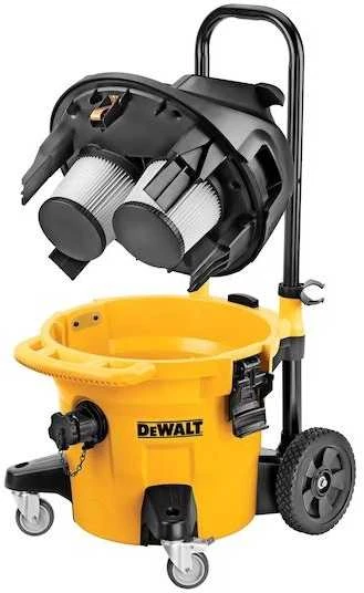 DEWALT DWV905H-QS, Nass-/Trockensauger - yellow/juodas, Industrie Nass- und Trockensauger H-Klasse