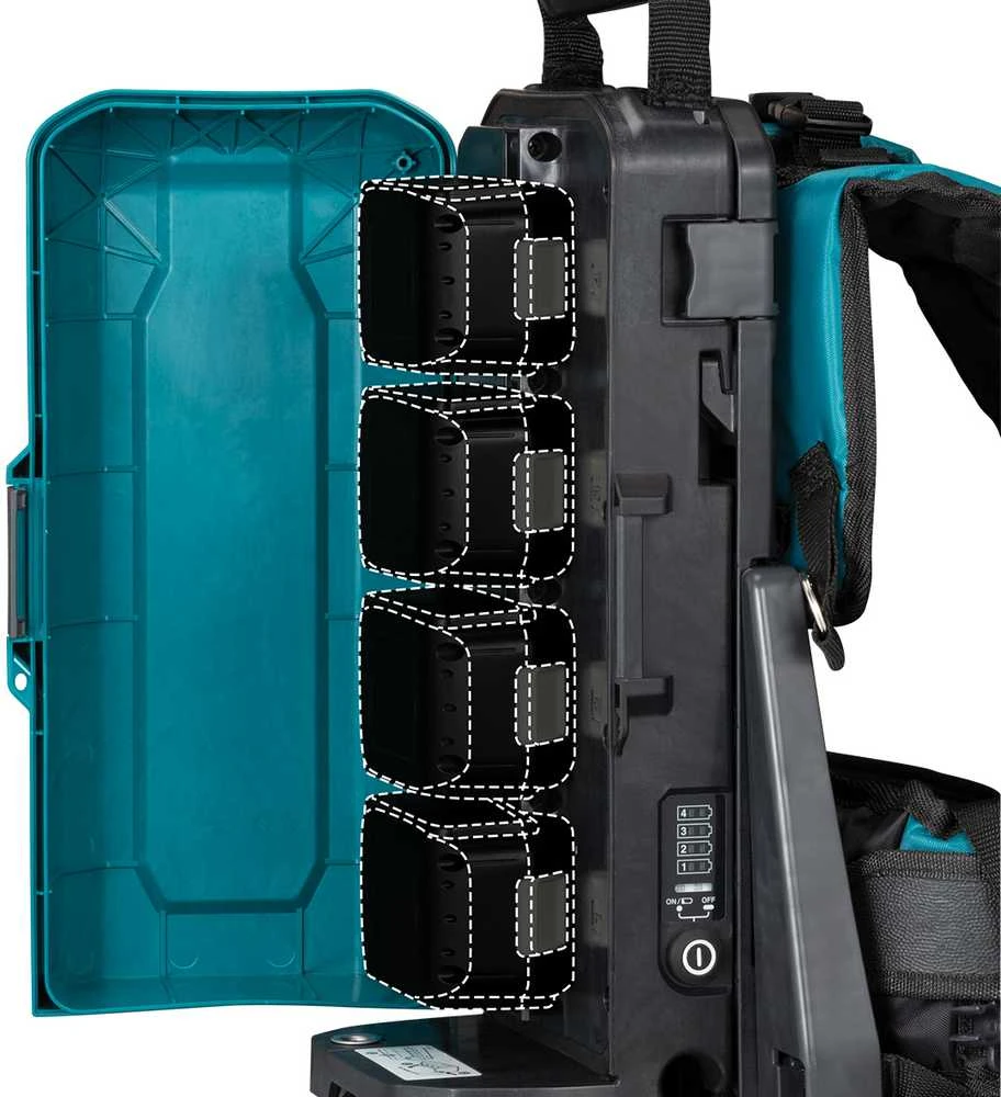 MAKITA POWER BACKPACK PDC01 BODY 2x18V LXT 18V + DU ADAPTERIAI