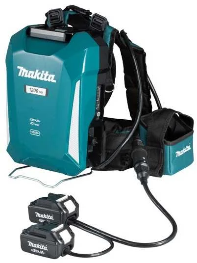 nešiojamas maitinimo blokas su įmontuota 1200 Wh baterija, 36V-40V Max Makita [PDC1200A01] Li-Ion, suderinamas su 2x18V LXT