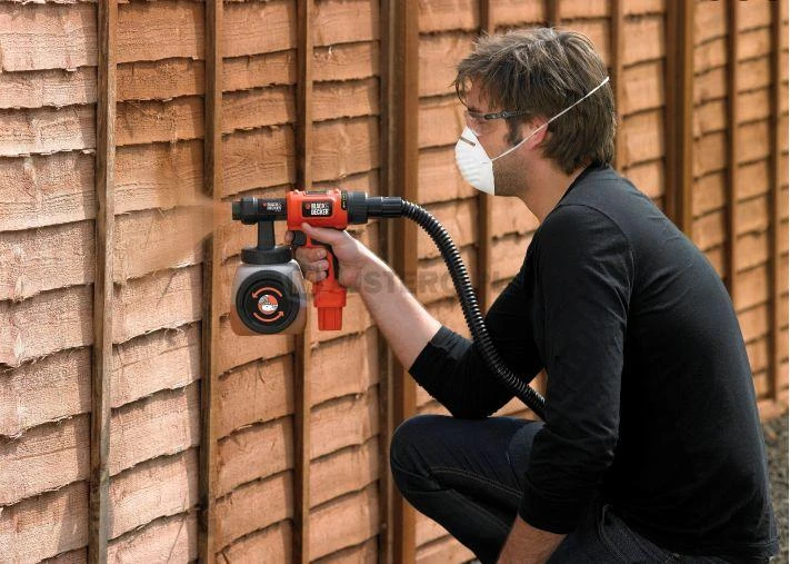 Black & Decker Juodas & Decker Dažų purkštuvas Juodas & Decker HVLP400-QS