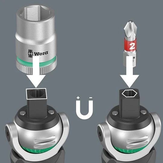 Wera 8009 Zyklop kišeninis rinkinys, 18vnt